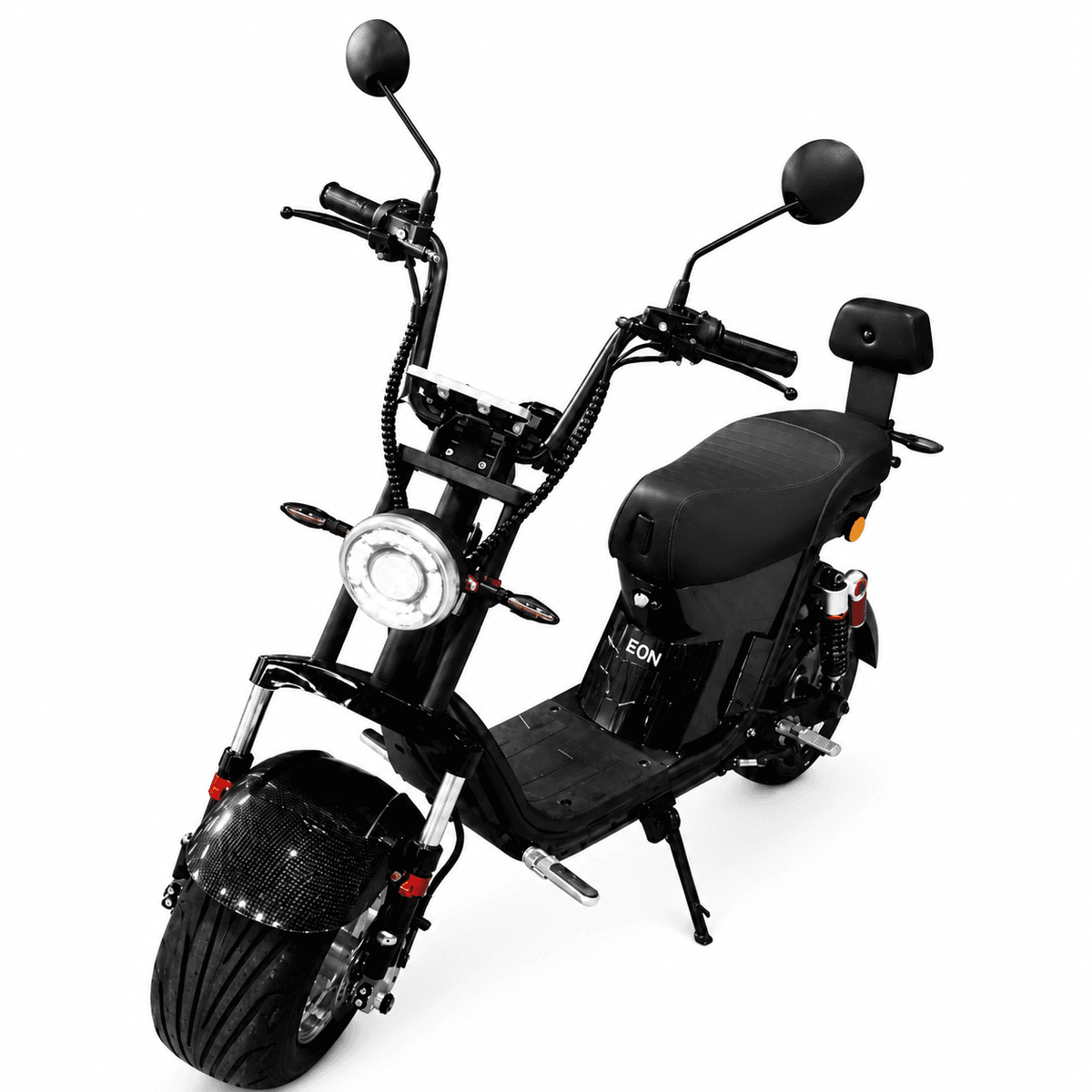 Scooter Elétrica X13 Harley preta com som Bluetooth